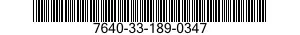 7640-33-189-0347 MAP 7640331890347 331890347