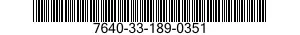 7640-33-189-0351 MAP 7640331890351 331890351