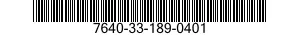 7640-33-189-0401 MAP 7640331890401 331890401