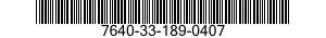7640-33-189-0407 MAP 7640331890407 331890407