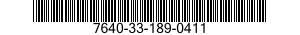 7640-33-189-0411 MAP 7640331890411 331890411