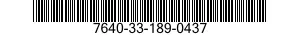 7640-33-189-0437 MAP 7640331890437 331890437