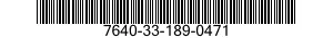 7640-33-189-0471 MAP 7640331890471 331890471