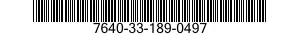 7640-33-189-0497 MAP 7640331890497 331890497