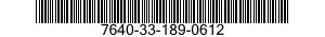 7640-33-189-0612 MAP 7640331890612 331890612