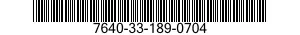 7640-33-189-0704 MAP 7640331890704 331890704