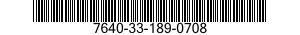 7640-33-189-0708 MAP 7640331890708 331890708