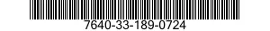7640-33-189-0724 MAP 7640331890724 331890724