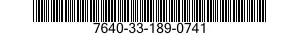 7640-33-189-0741 MAP 7640331890741 331890741