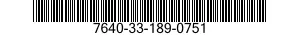 7640-33-189-0751 MAP 7640331890751 331890751