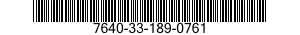 7640-33-189-0761 MAP 7640331890761 331890761
