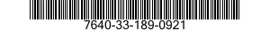 7640-33-189-0921 MAP 7640331890921 331890921