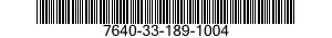 7640-33-189-1004 MAP 7640331891004 331891004