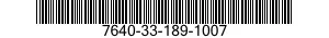 7640-33-189-1007 MAP 7640331891007 331891007