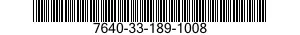 7640-33-189-1008 MAP 7640331891008 331891008