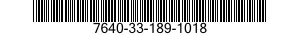 7640-33-189-1018 MAP 7640331891018 331891018