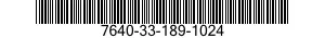 7640-33-189-1024 MAP 7640331891024 331891024