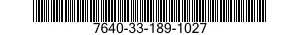 7640-33-189-1027 MAP 7640331891027 331891027