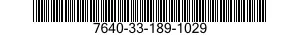 7640-33-189-1029 MAP 7640331891029 331891029