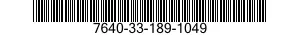 7640-33-189-1049 MAP 7640331891049 331891049