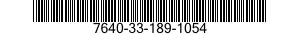 7640-33-189-1054 MAP 7640331891054 331891054