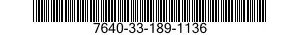7640-33-189-1136 MAP 7640331891136 331891136