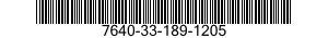 7640-33-189-1205 MAP 7640331891205 331891205