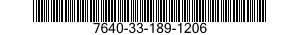 7640-33-189-1206 MAP 7640331891206 331891206