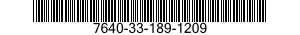 7640-33-189-1209 MAP 7640331891209 331891209