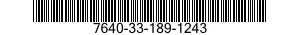 7640-33-189-1243 MAP 7640331891243 331891243