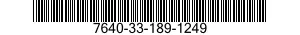 7640-33-189-1249 MAP 7640331891249 331891249