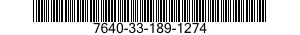 7640-33-189-1274 MAP 7640331891274 331891274