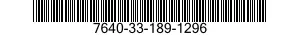 7640-33-189-1296 MAP 7640331891296 331891296