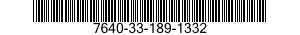 7640-33-189-1332 MAP 7640331891332 331891332
