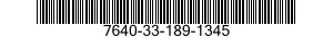 7640-33-189-1345 MAP 7640331891345 331891345