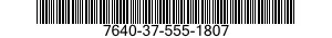 7640-37-555-1807  7640375551807 375551807