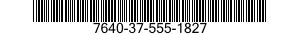 7640-37-555-1827  7640375551827 375551827
