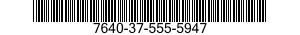 7640-37-555-5947  7640375555947 375555947