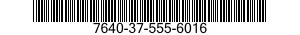 7640-37-555-6016  7640375556016 375556016