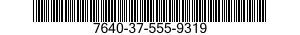 7640-37-555-9319  7640375559319 375559319