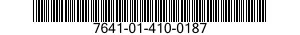 7641-01-410-0187  7641014100187 014100187