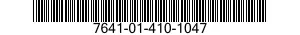 7641-01-410-1047  7641014101047 014101047