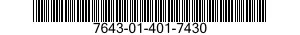7643-01-401-7430 TOPOGRAPHIC GEOSPATIAL PRODUCTS 7643014017430 014017430