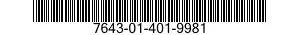 7643-01-401-9981 TOPOGRAPHIC GEOSPATIAL PRODUCTS 7643014019981 014019981