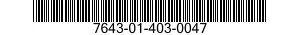 7643-01-403-0047  7643014030047 014030047