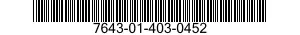 7643-01-403-0452  7643014030452 014030452