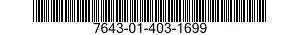7643-01-403-1699 TOPOGRAPHIC GEOSPATIAL PRODUCTS 7643014031699 014031699