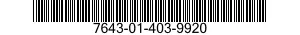 7643-01-403-9920 TOPOGRAPHIC GEOSPATIAL PRODUCTS 7643014039920 014039920