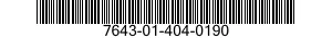 7643-01-404-0190 TOPOGRAPHIC GEOSPATIAL PRODUCTS 7643014040190 014040190