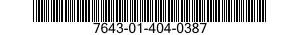 7643-01-404-0387 TOPOGRAPHIC GEOSPATIAL PRODUCTS 7643014040387 014040387